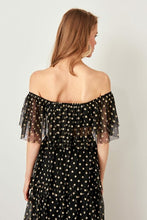 Load image into Gallery viewer, Women's Polka-dot Black Bustier
