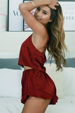 Load image into Gallery viewer, Women's Satin Shorts &amp; Camisole Set

