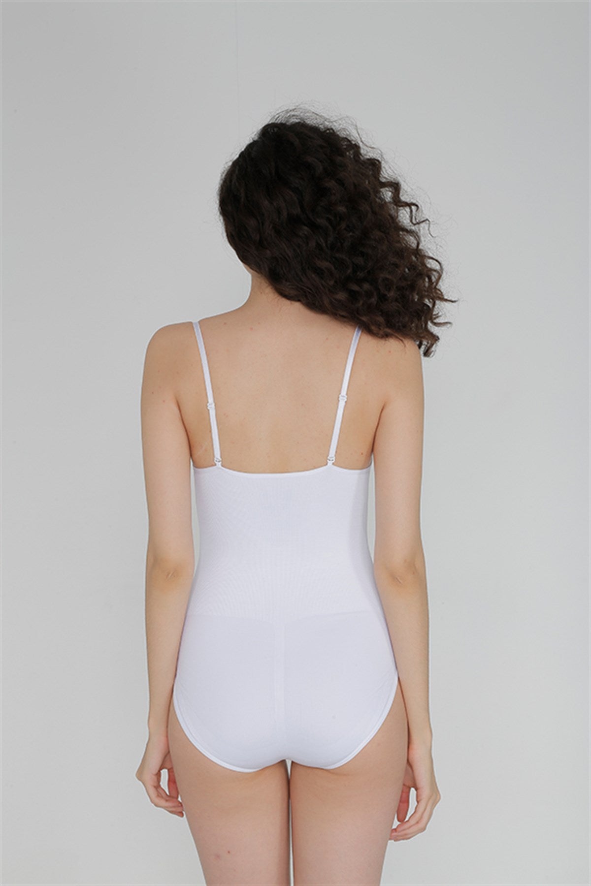 Women's Seamfree White Corset Panty
